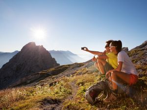 Bergsteigen und Klettern im Sommerurlaub